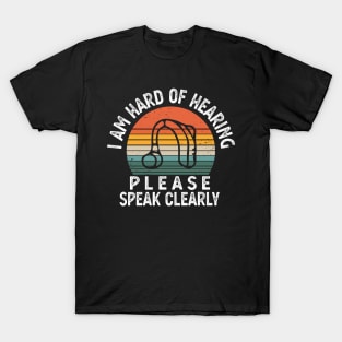 Hearing Impaired hearing impaired american T-Shirt